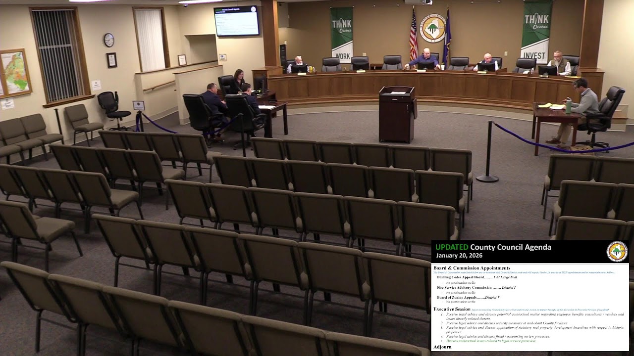 County Council Meeting January 20, 2026