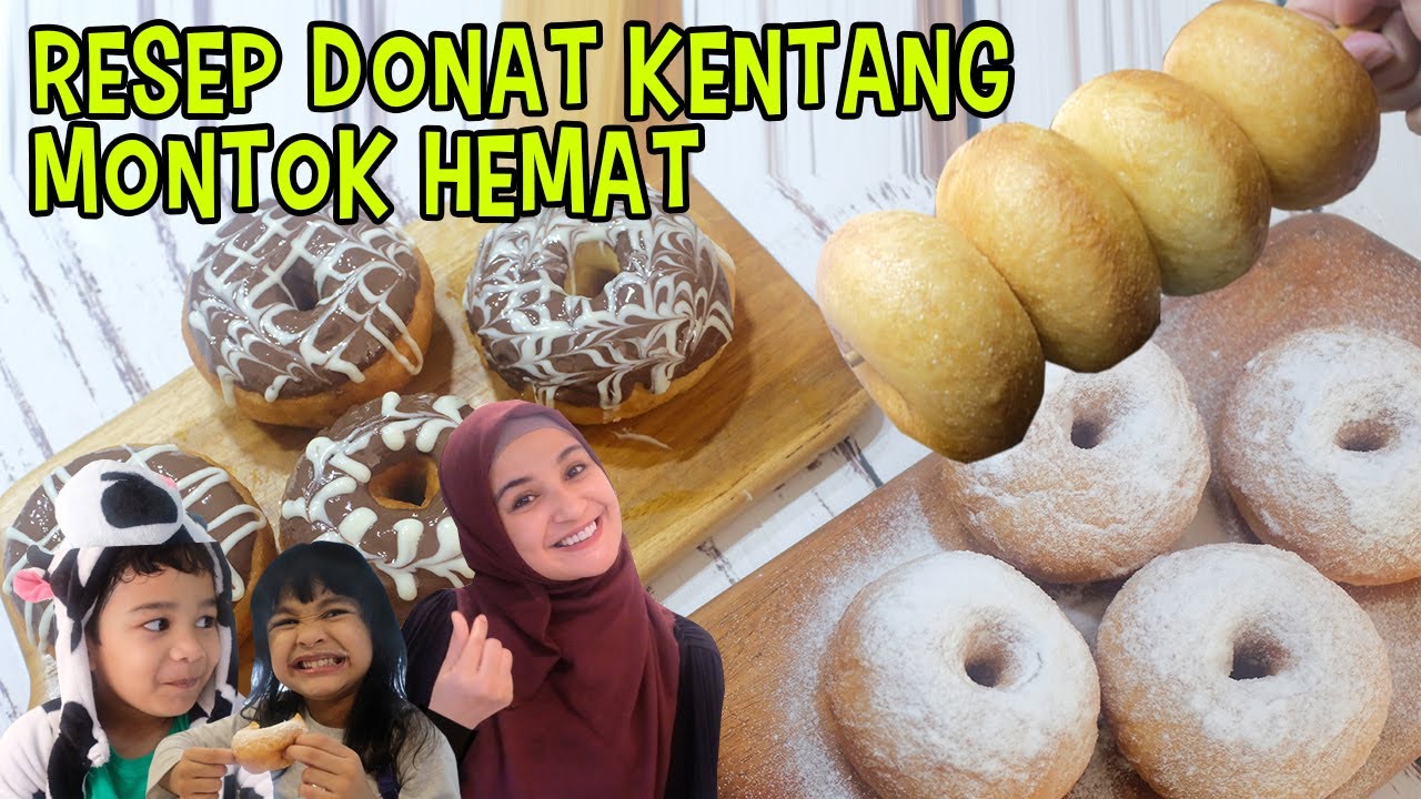 BIKIN DONAT KENTANG EMPUK MURAH UNTUK PEMULA #masakdirumah