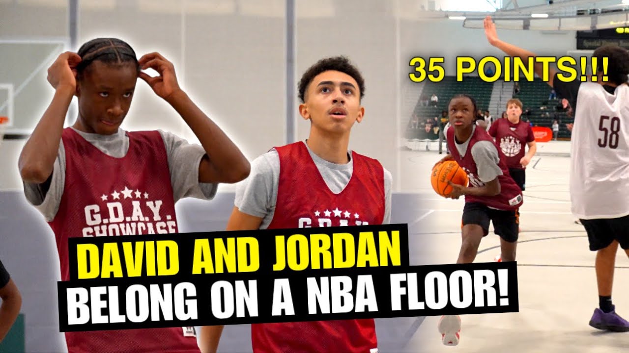 Jordan McDaniel Casually Scores 35 Points with 6'7 David Johnson to assist!! - G.Day Camps