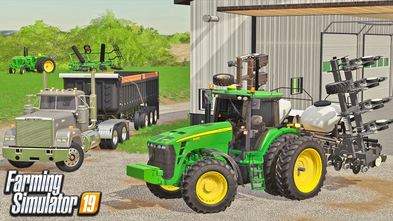 STOLE A 3-POINT MOUNTED PLANTING RIG & A MACK TRUCK (ROLEPLAY) FARMING SIMULATOR 19