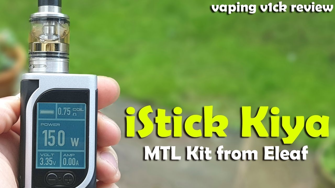 ELeaf iStick Kiya & GS Juni Review - Tiny MTL Kit!