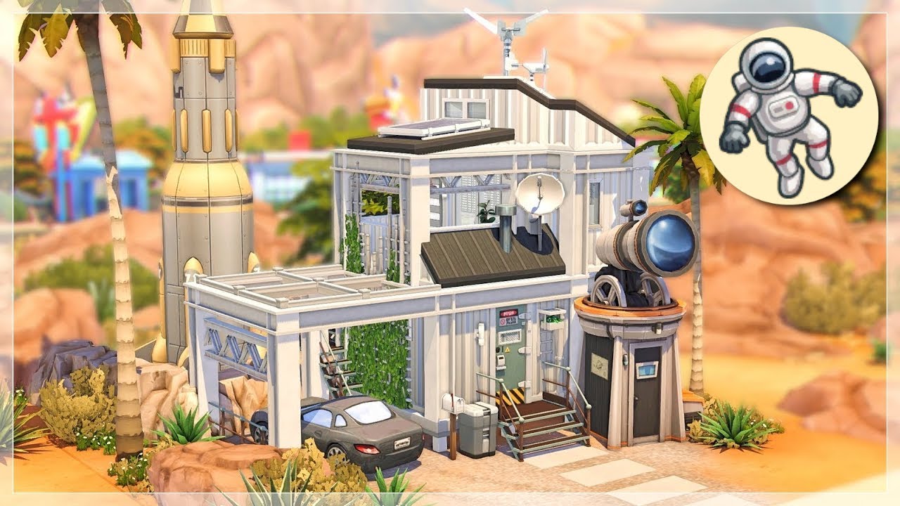 austronauts micro home 🚀 | the sims 4 speedbuild