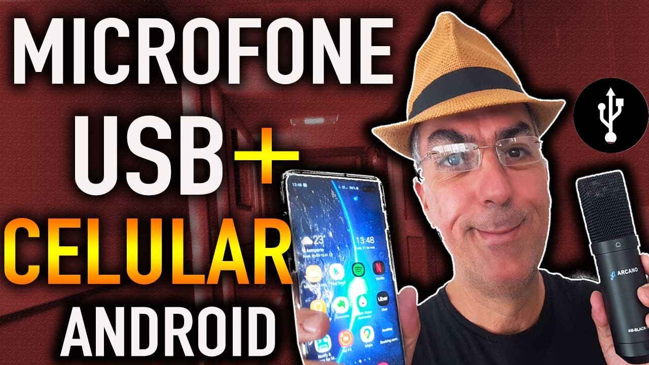 Como Ligar um Microfone USB em Celular Android
