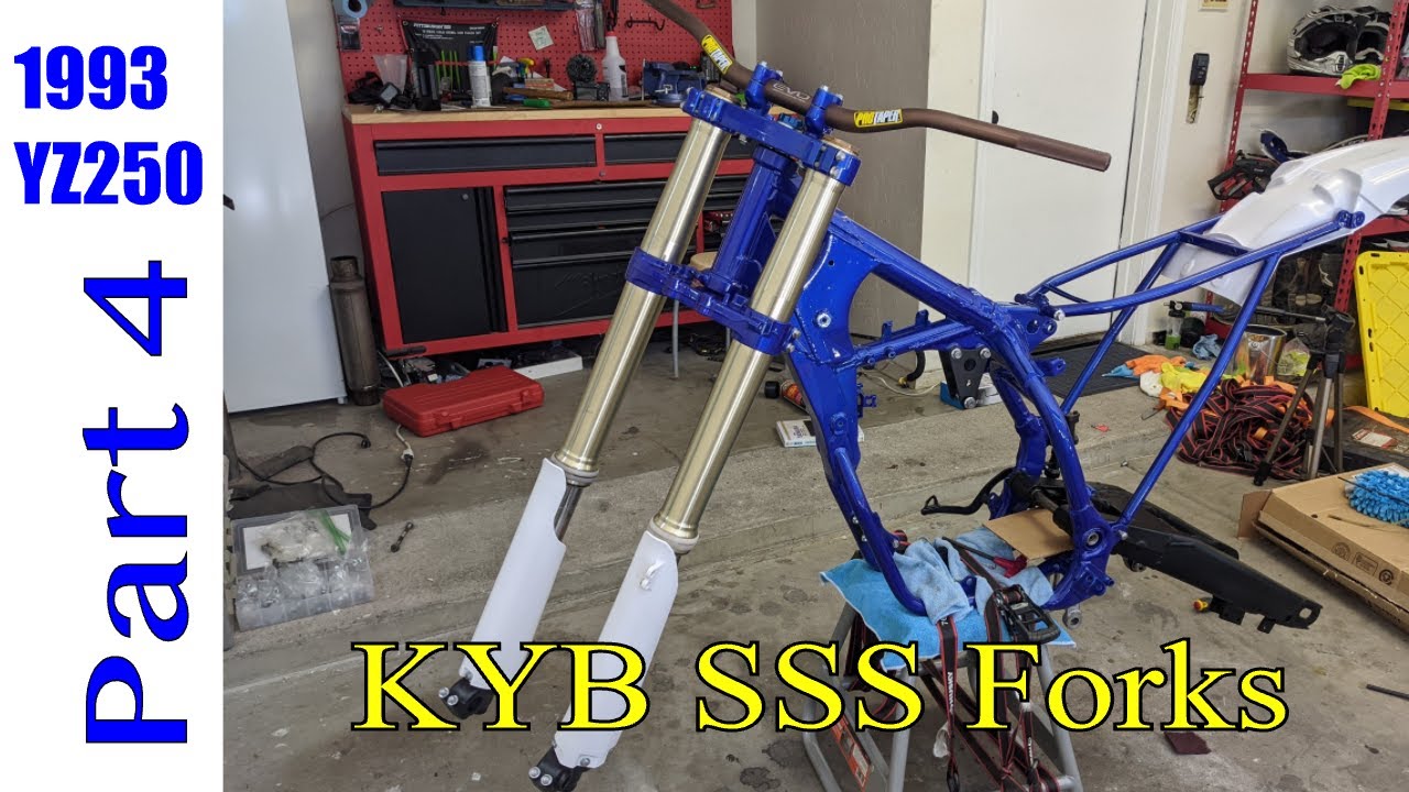 1993 YZ250 Build: Part 4 KYB SSS Fork Swap