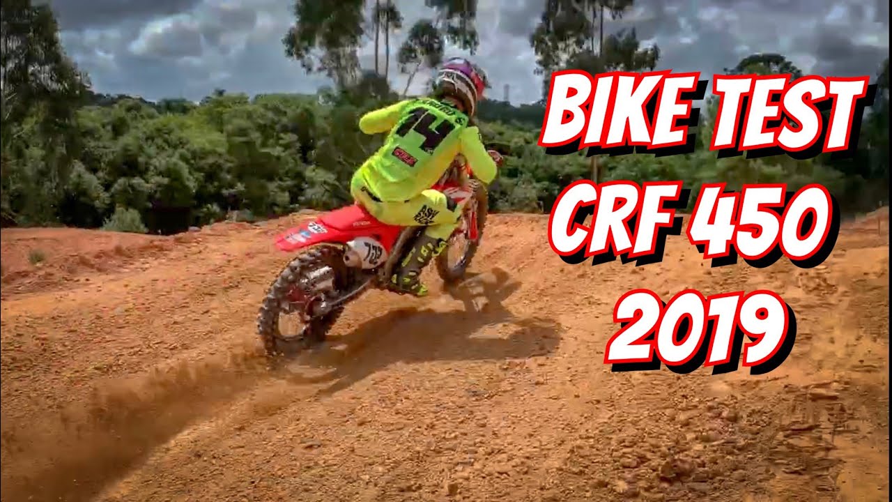 BIKE TEST CRF 450 2019 (Leandro Silva 14)