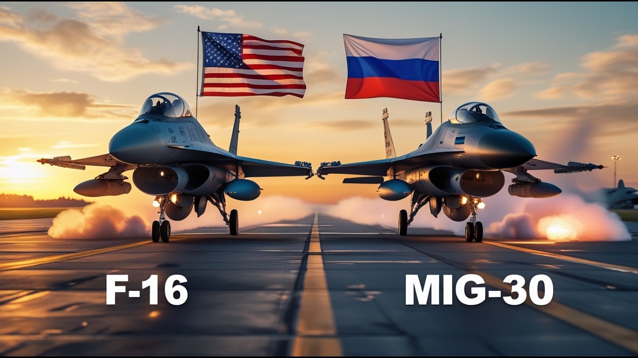 F-16 против МиГ-30 — Самая опасная дуэль истребителей