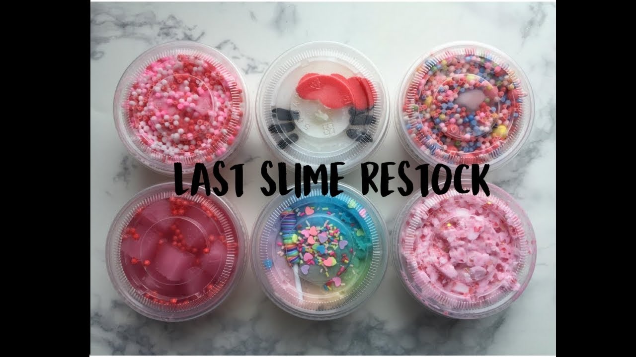 SLIMEYMAYO LAST SLIME RESTOCK! ETSY SLIME RESTOCK!