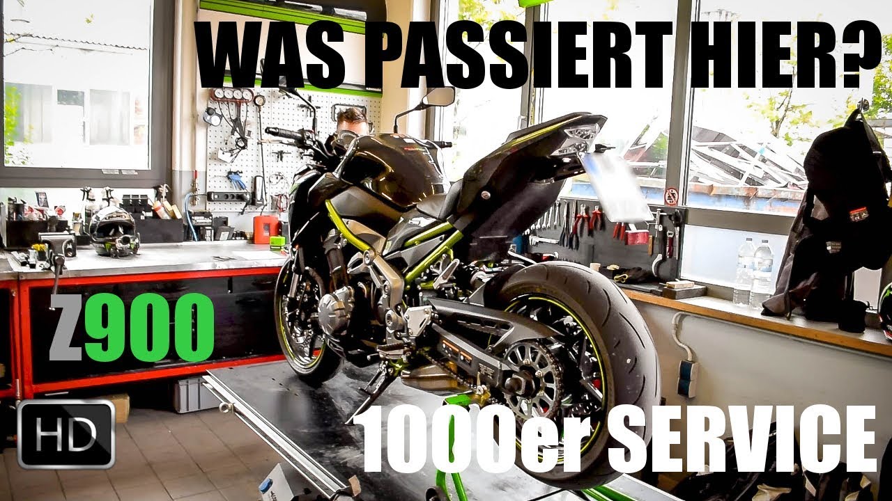 WAS PASSIERT BEIM 1000ER SERVICE? | Z900 Projekt