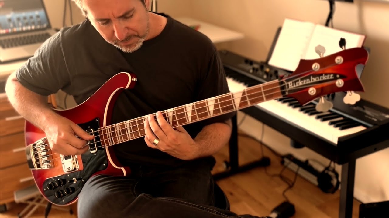 J.S. Bach: Cello Prelude in G Major (1705) Rickenbacker 4003 @bach ベース演奏カバー