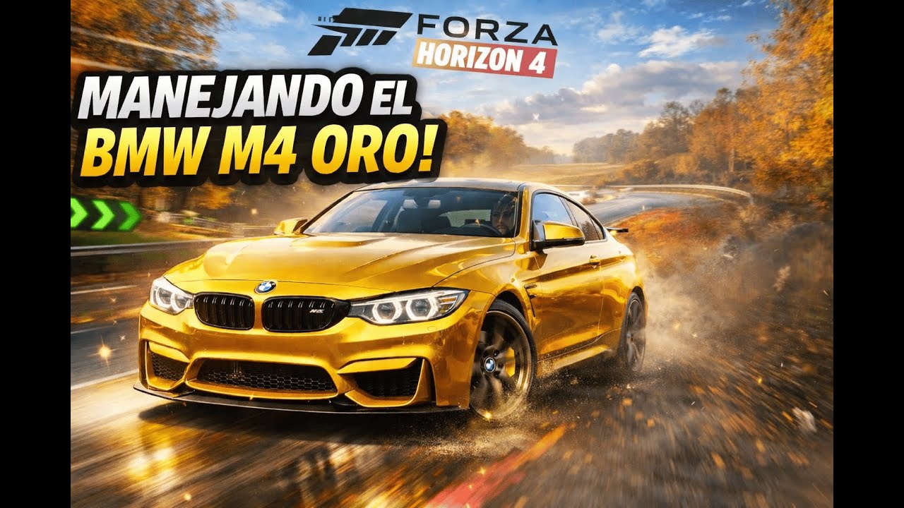 🎮 Forza Horizon 4: BMW M4 ORO + Thrustmaster T300
