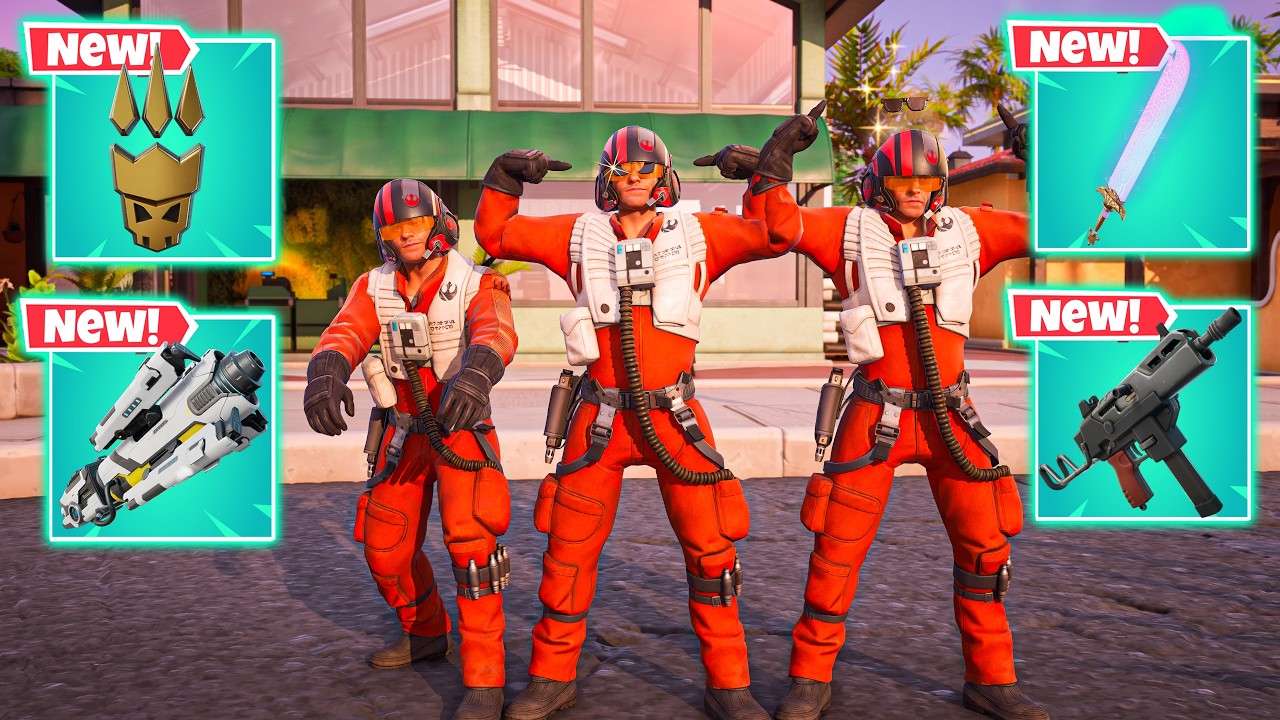 POE DAMERON TRIO vs NEW! MYTHIC's Challenge 😱 | Fortnite Chapter 7 Season 1