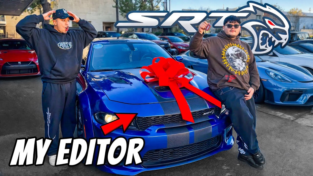 Я удивил своего редактора машиной его мечты!!! (Hellcat за 100 000 долларов)