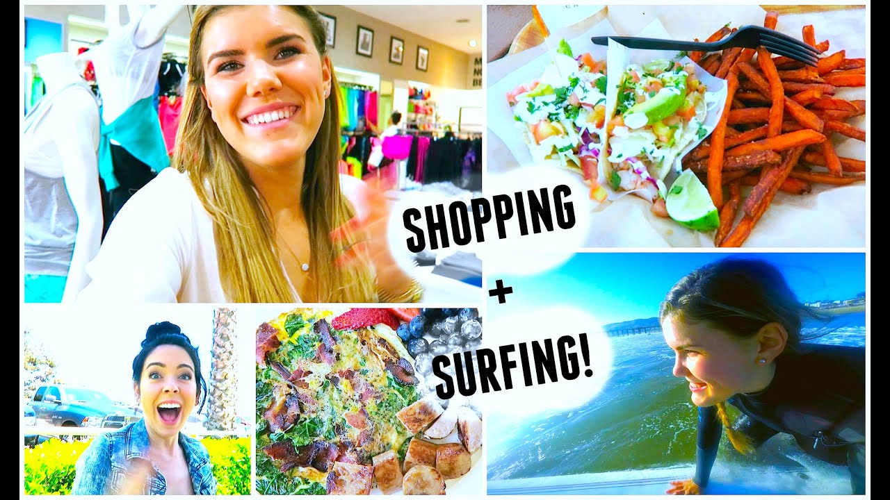 STAYING HEALTHY, SURFING + SHOPPING!