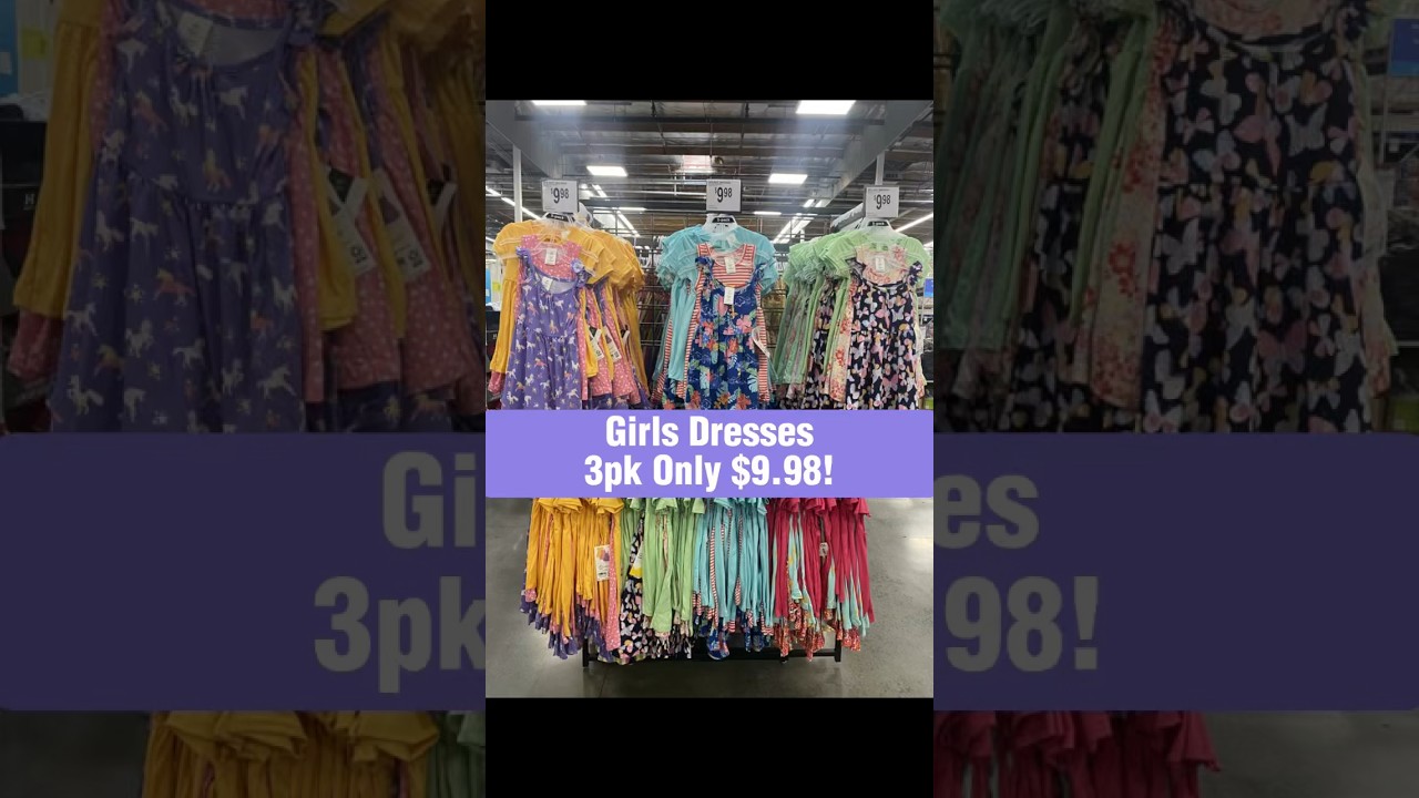 We love these! Members Mark Dresses only $9.98 for 3pk! Sz 2-7 #samsclub #samsclubdeals #shopwithme