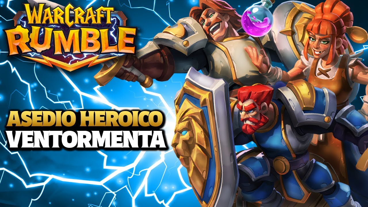 ¡ASEDIO HERÓICO A VENTORMENTA! DESBLOQUEA FÁCIL LAS SKINS DORADAS | WARCRAFT RUMBLE
