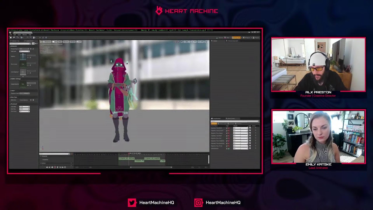 Heart 2 Heart: Emily Katske, Lead Animator + Alx Preston
