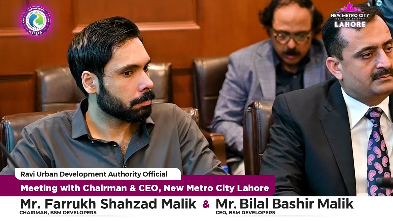 Exclusive Meeting: RUDA x New Metro City Lahore | The Future of Urban Development!
