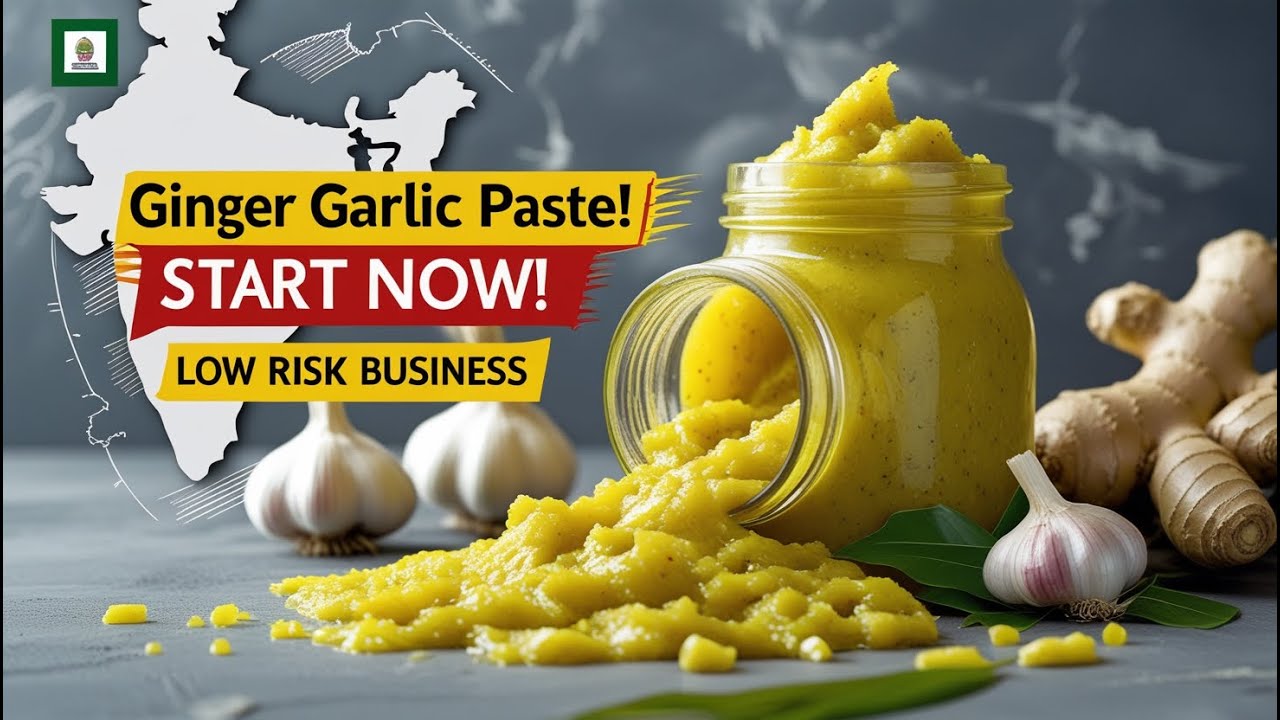 Ginger garlic paste business. Earn Profit from home | Step-by-Step Guide