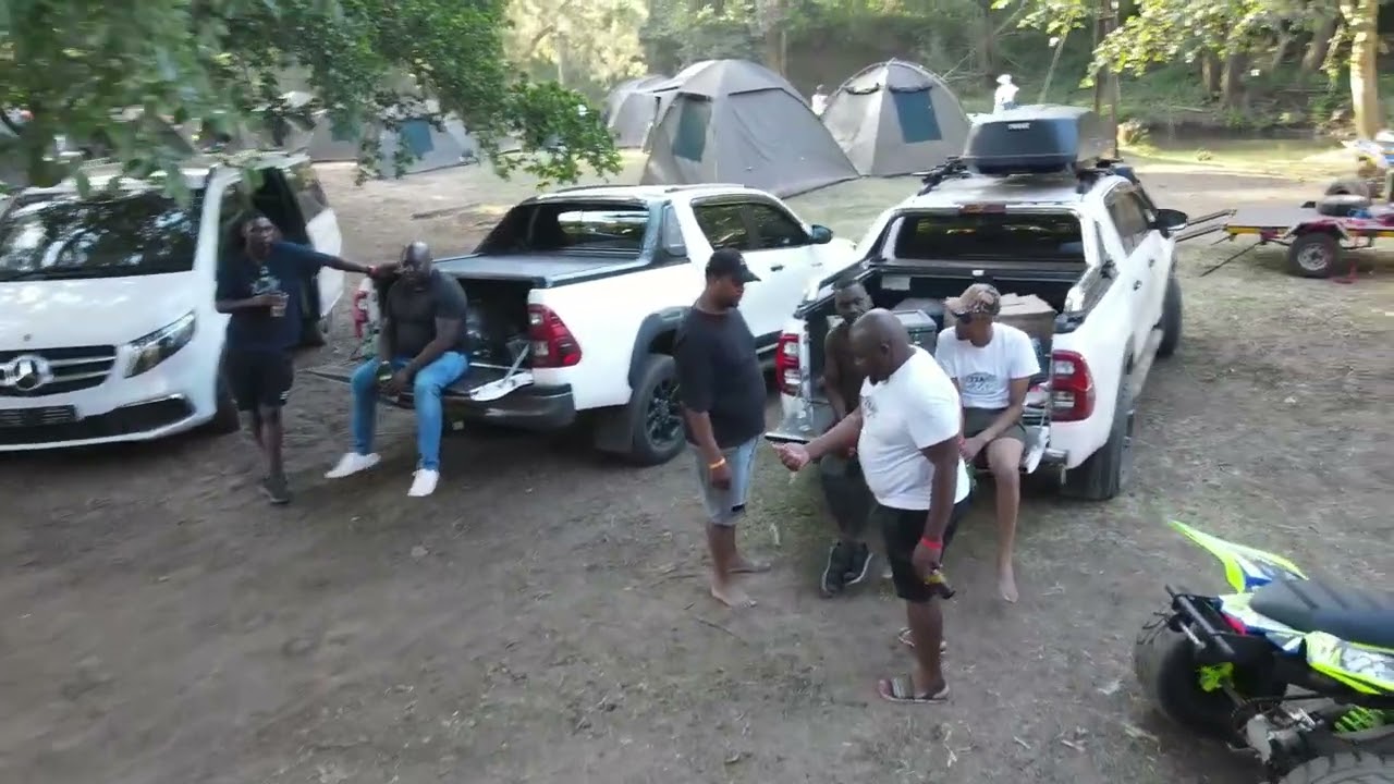 Ngodini Bunduz Camping 🌲🏕️ | Chilled Drone Views After a Long Ride 🛵✨