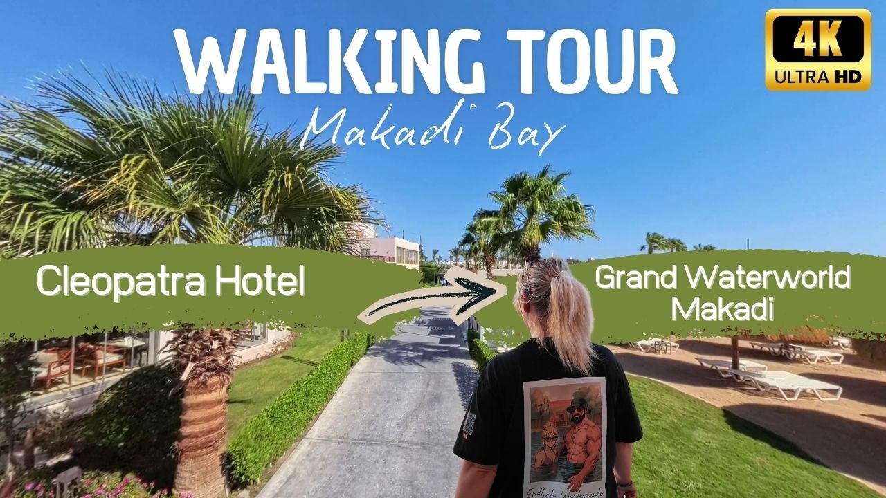 Vom Cleopatra Hotel bis zum Grand Waterworld Makadi 🤩🌴🌊 #4k #MakadiBay #Ägypten
