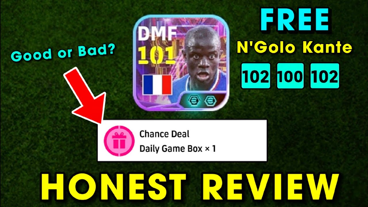 Daily Game Free Showtime N'Golo Kanté Is Good or Bad? 🤔🔥 Honest Review In eFootball 2025 ❤️