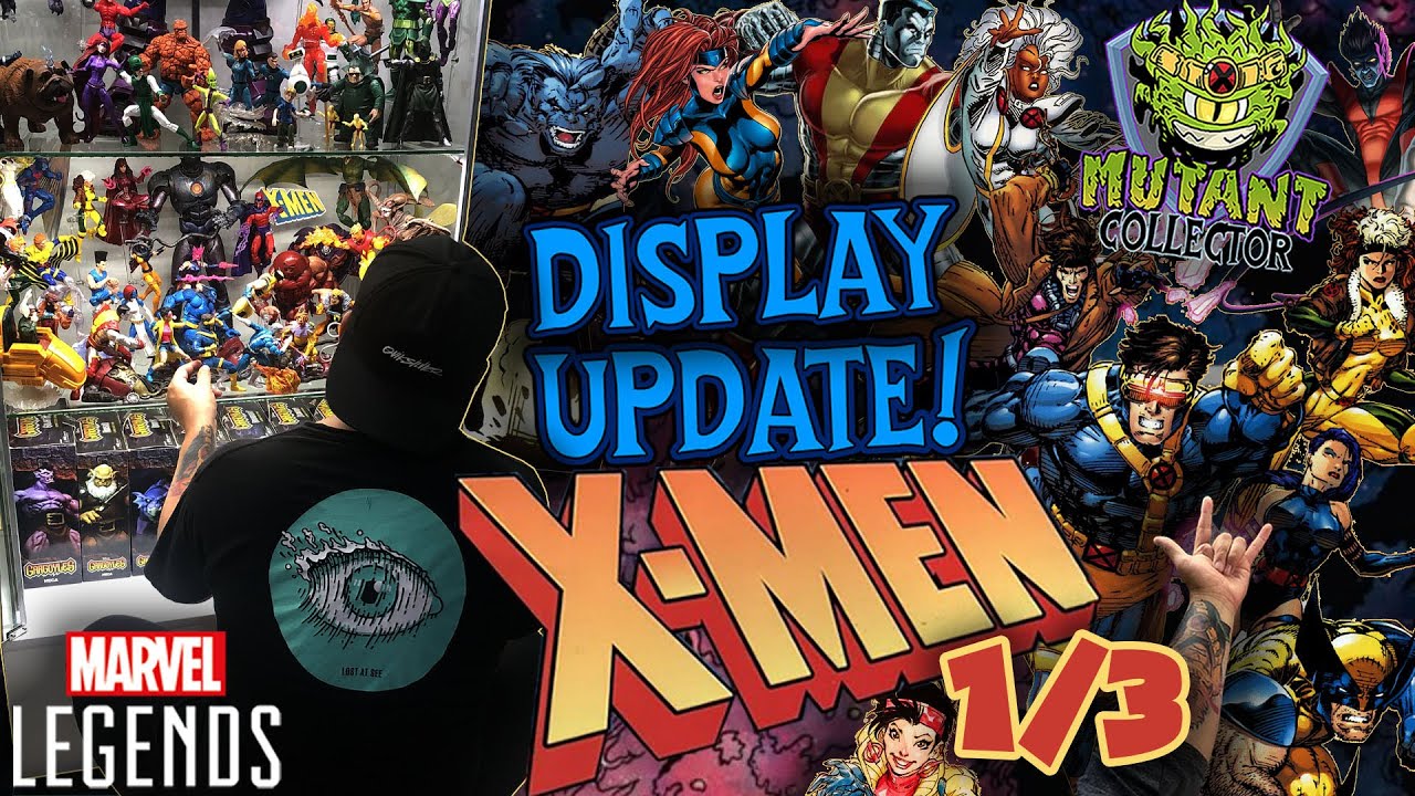 Marvel Legends Collection XMen Comic UPDATE! Display 1 / 3 Video 2024 | Set-Up Super Heroes!