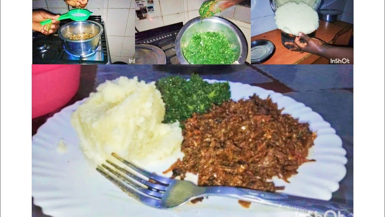 Cook dinner with me//Ugali,sardines(Omena) and Kales.