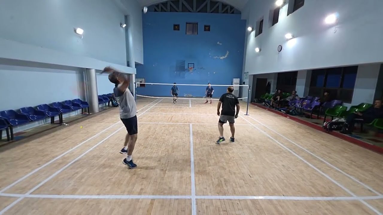 Live Badminton Exciting Match | Kashif & Farhan vs Umar & Imran Between Clash Must Watch. 