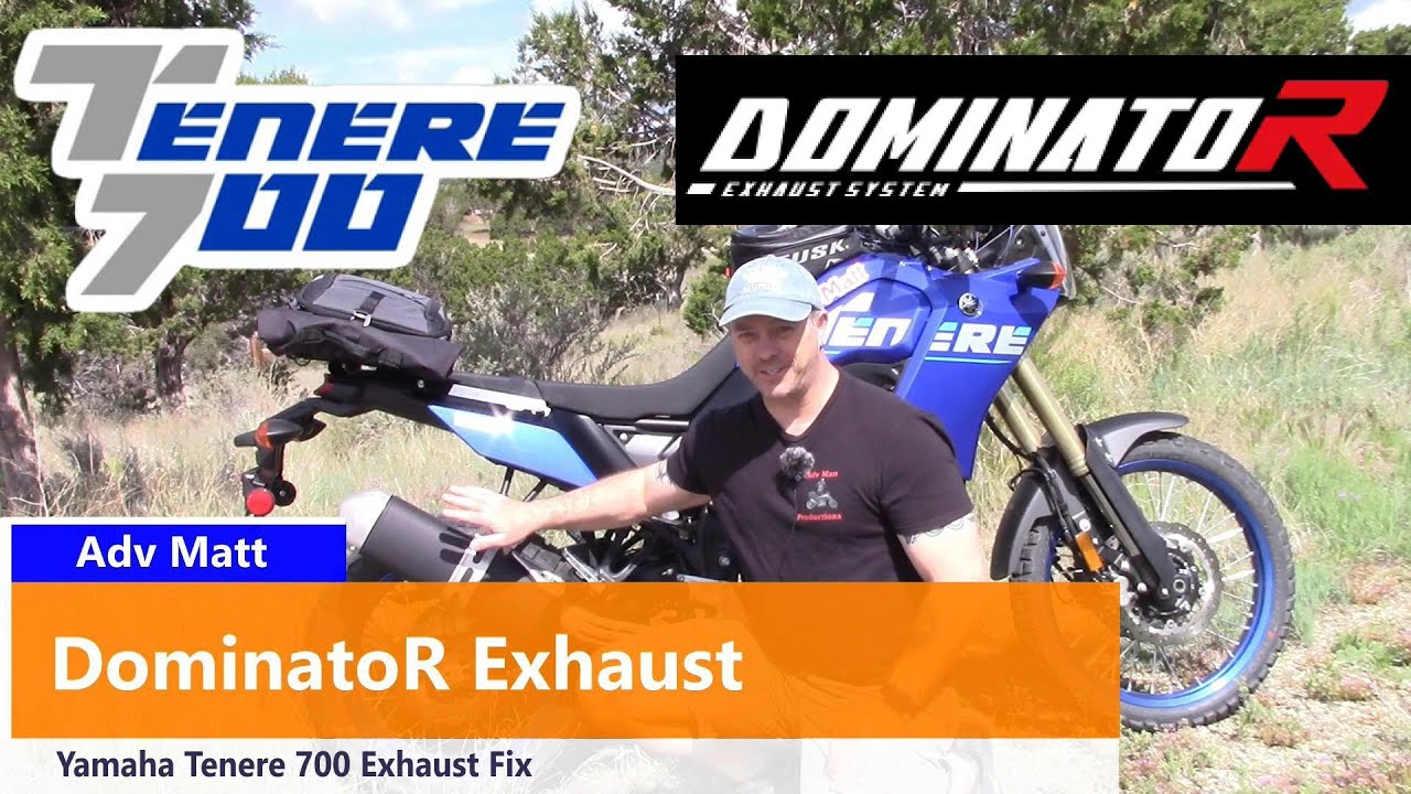 Yamaha Tenere 700 DominatoR Exhaust (Fixing the Tenere Flaw)