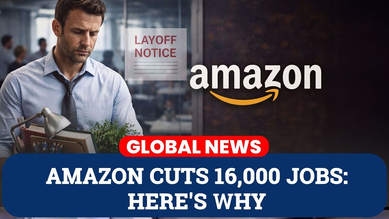 Amazon сокращает 16 000 рабочих мест по всему миру на фоне ускорения внедрения искусственного инт...