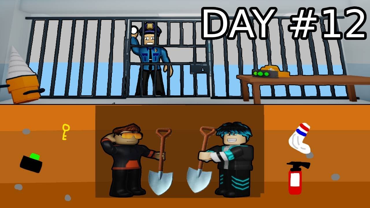 Охранник чуть не поймал нас в игре Dig to Escape в Roblox #digtoescape #roblox