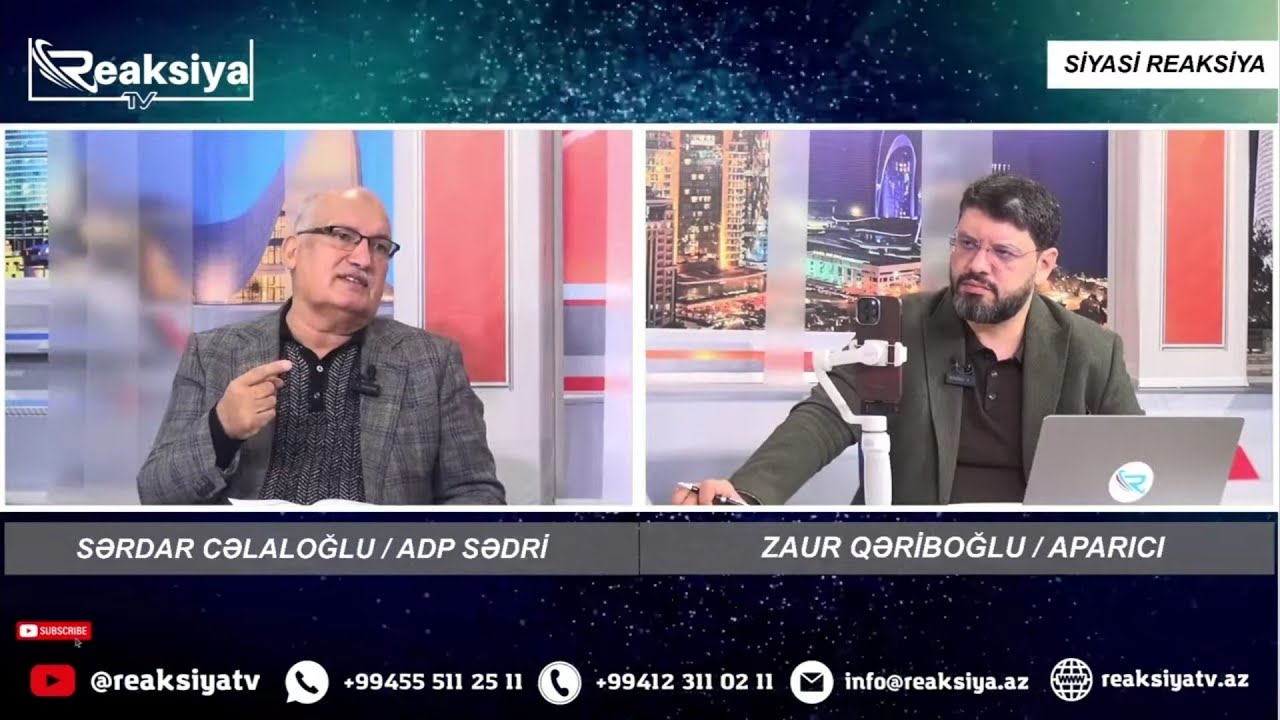 Sərdar Cəlaloğlu ilə GÜNDƏM - SİYASİ REAKSİYA