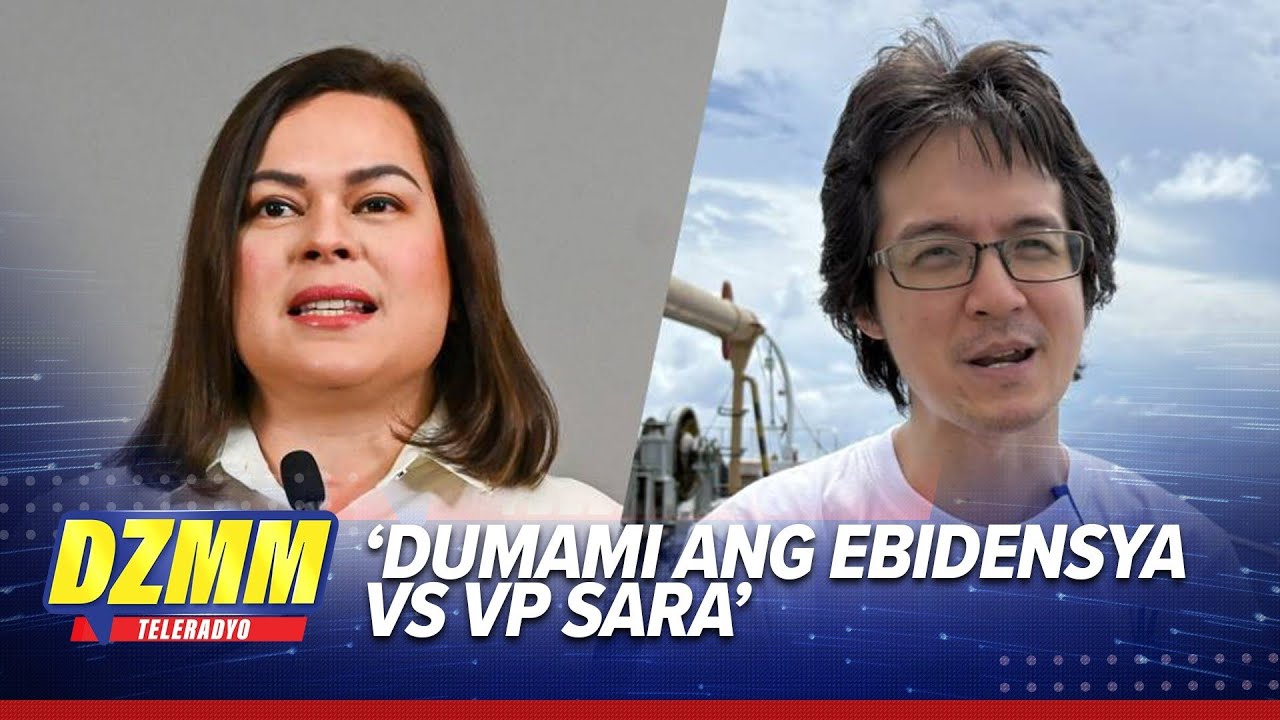 Complainant says there's enough evidence to impeach VP Sara | DZMM Teleradyo