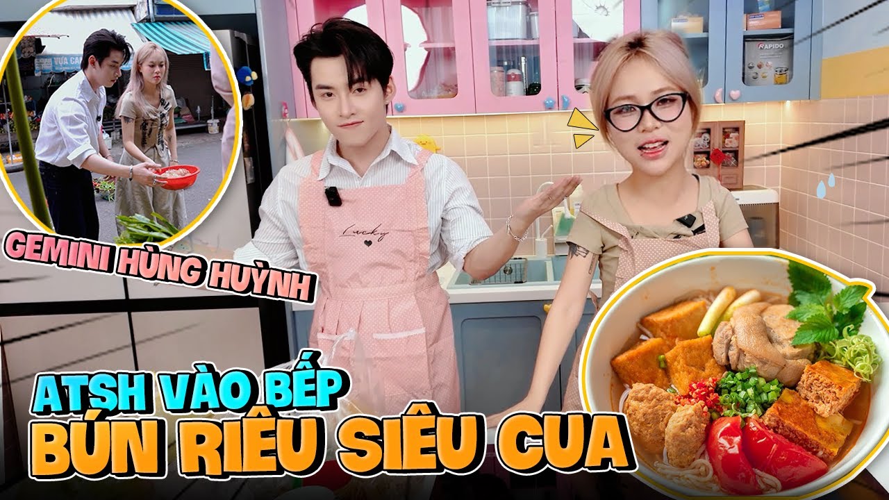 Quá khứ bị BLHD của @HÙNG HUỲNH OFFICIAL  Trổ tài vào bếp nấu bún riêu SIÊU cua khiến MisThy bất ngờ!