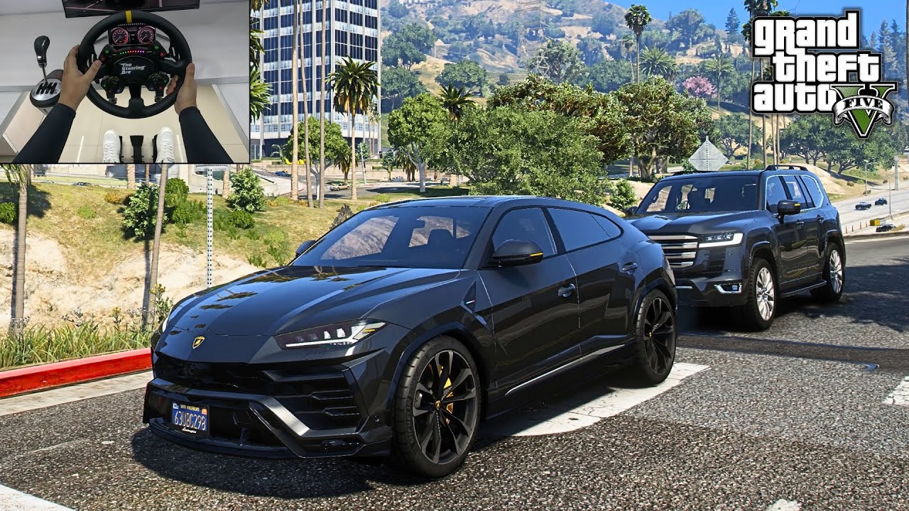 GTA 5 - Ultimate Luxury Mafia Convoy | Realistic Steering Wheel Gameplay