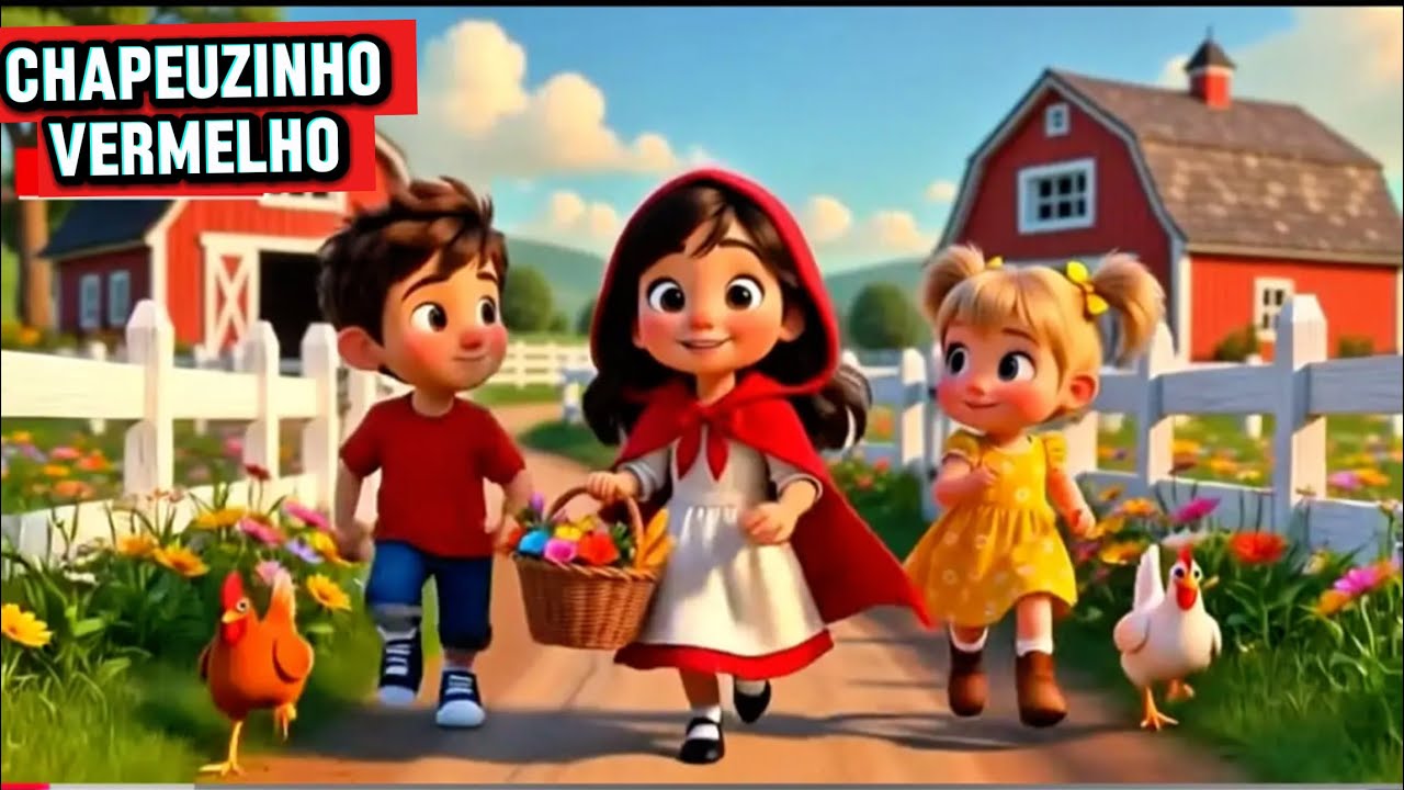 CHAPEUZINHO VERMELHO - HISTÓRIA INFANTIL -FAZENDINHA de BRINQUEDO do MATHEUS E ISABELA - BOIS-CAVALO