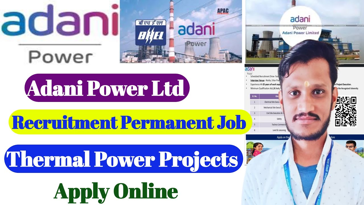 Adani Power Ltd Recruitment 2026 | Thermal Power Plant Jobs | Diploma/BE/BTech | Adani Power jobs |