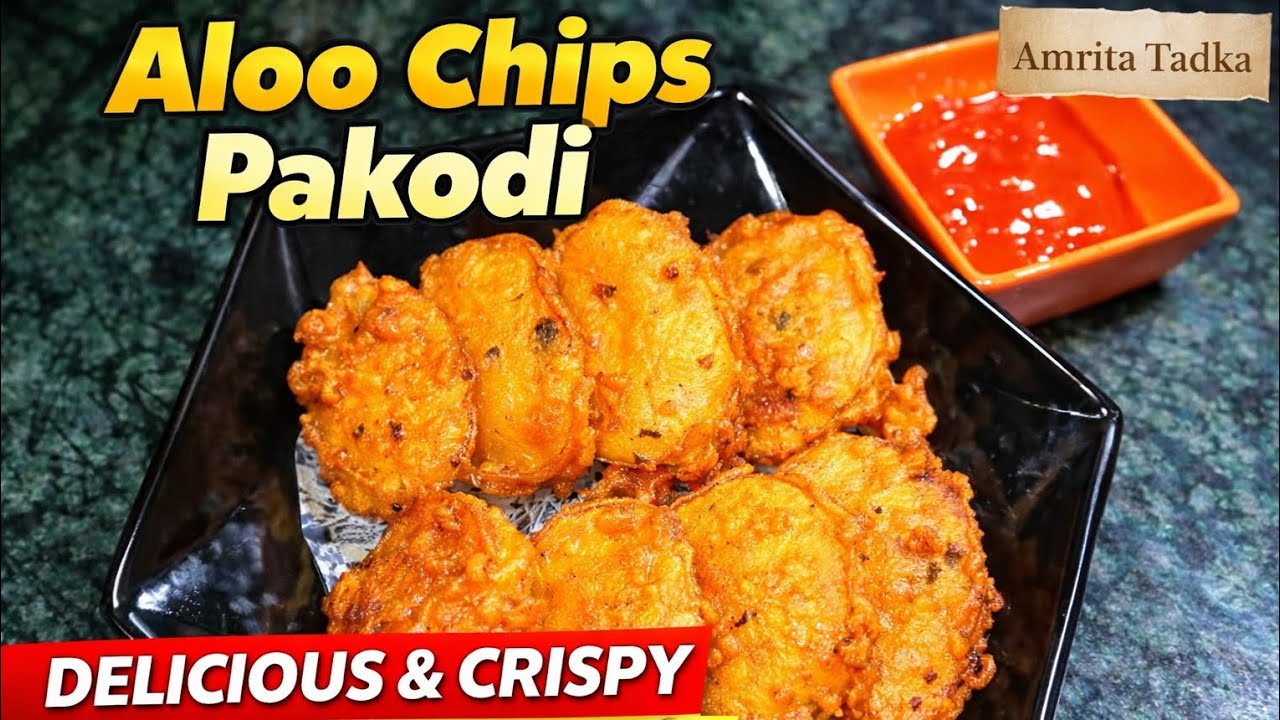 Aloo Chips Pakodi in Just 10 Minutes 😍 | Crispy & Tasty Evening Snack | Instant Recipe