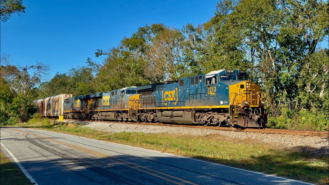 Railfanning on the CSX Fitzgerald Subdivision from 11/26-11/28/2025 (ft 2 Fresh LSRC T4s, Leaser)