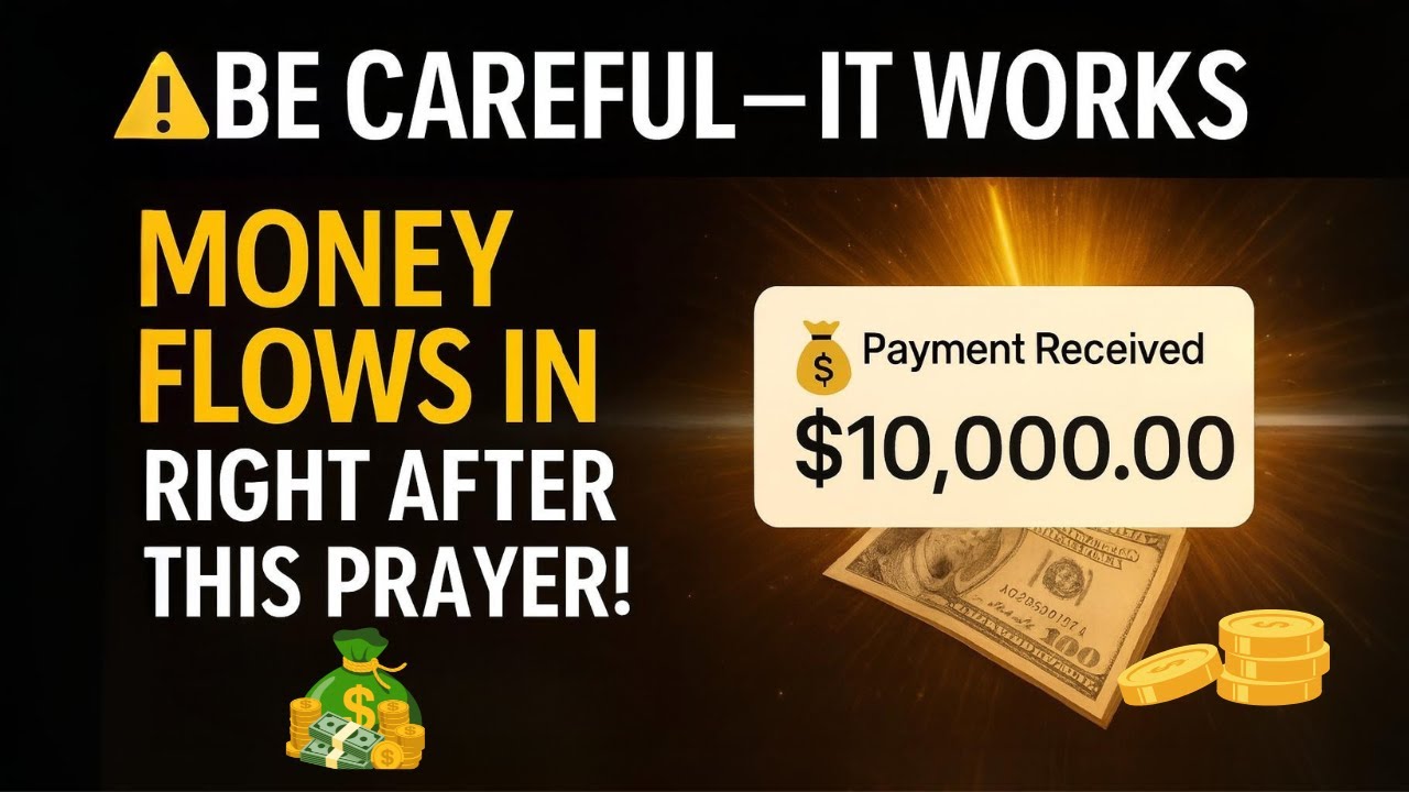 THIS PRAYER MAKES MONEY POUR IN SO FAST YOU WON’T BELIEVE IT! EVERY FINANCIAL DOOR OPENS! 💰