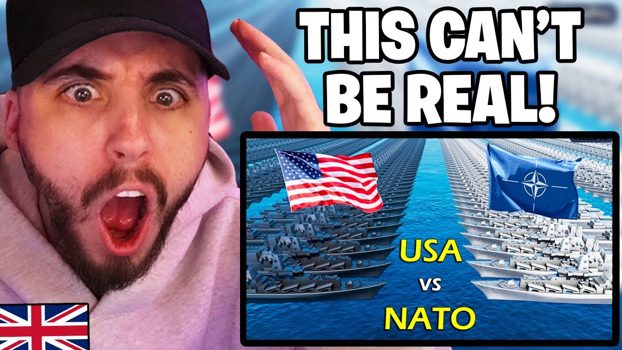 British Guy Shocked by USA Military vs NATO Military Power Comparison