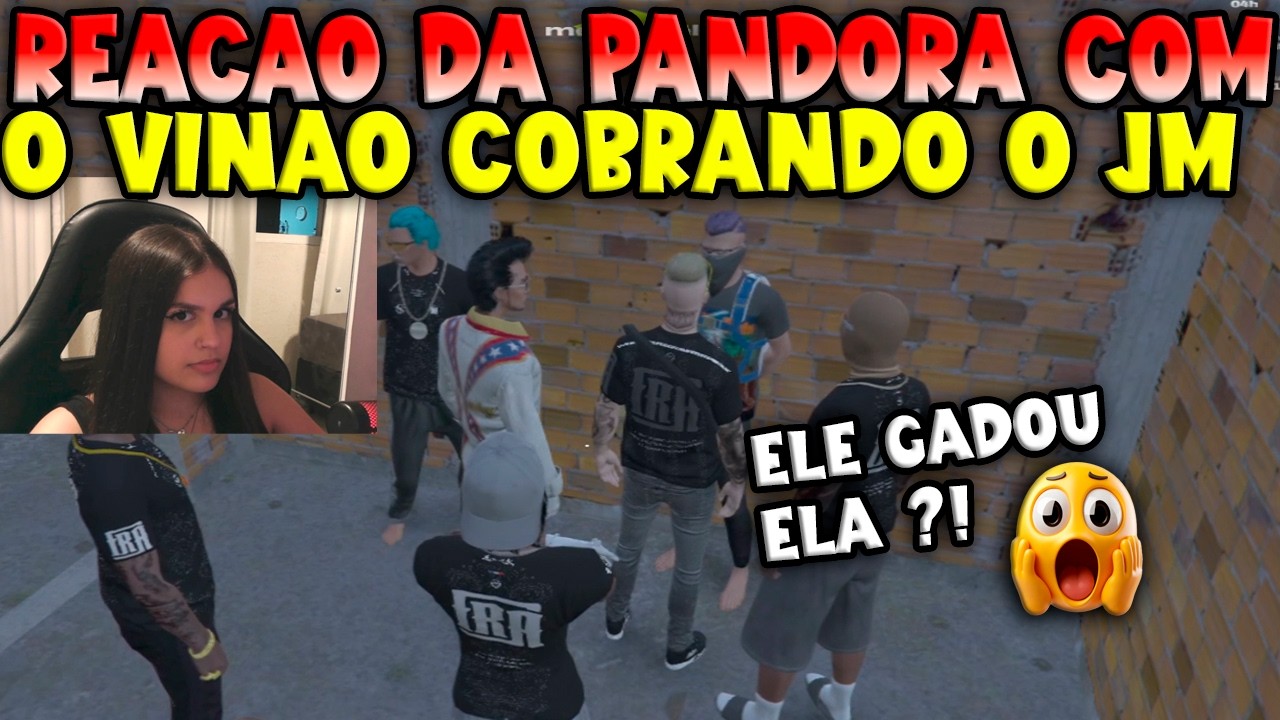 REAÇÃO DA PANDORA COM O VINÃO COBRANDO O JM POR GADAR ELA ?!👀🔥🫣 - KOGA GTA RP CLIPS