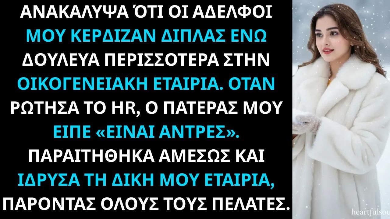 Ο Πατέρας Μου Υπερασπίστηκε Την Υψηλότερη Αμοιβή Αδερφών Μου — Παραιτήθηκα Άμεσα