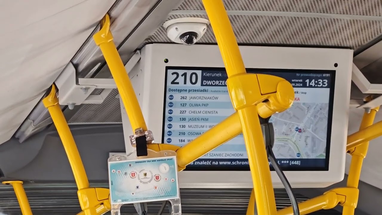 Bus Ride | Mercedes-Benz Citaro G in Gdańsk (Route 210)