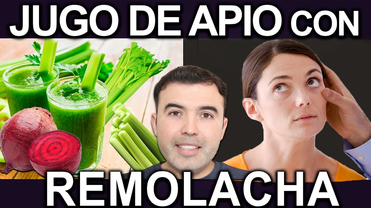 Jugo de Apio Con Remolacha - COMO SE TOMA? Y PARA QUÉ SIRVE?
