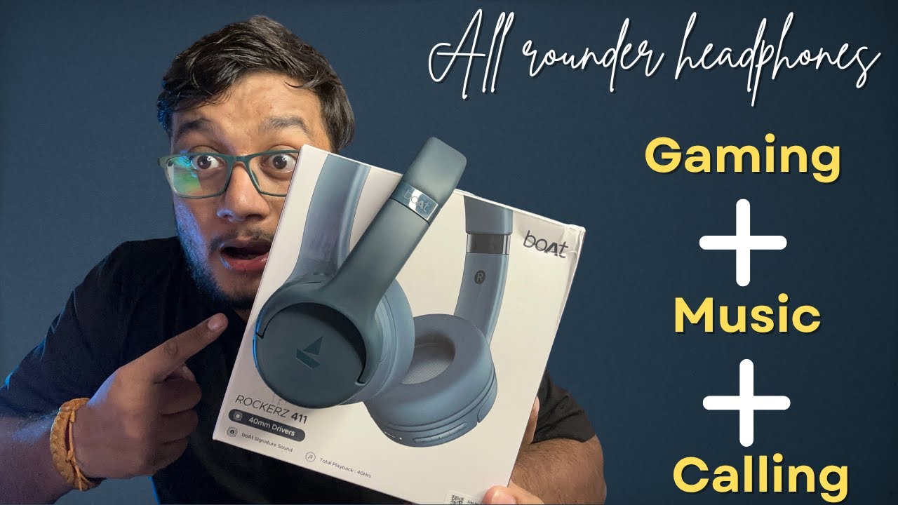 Boat rockerz 411 headphones unboxing and review || Best headphones under 1500?