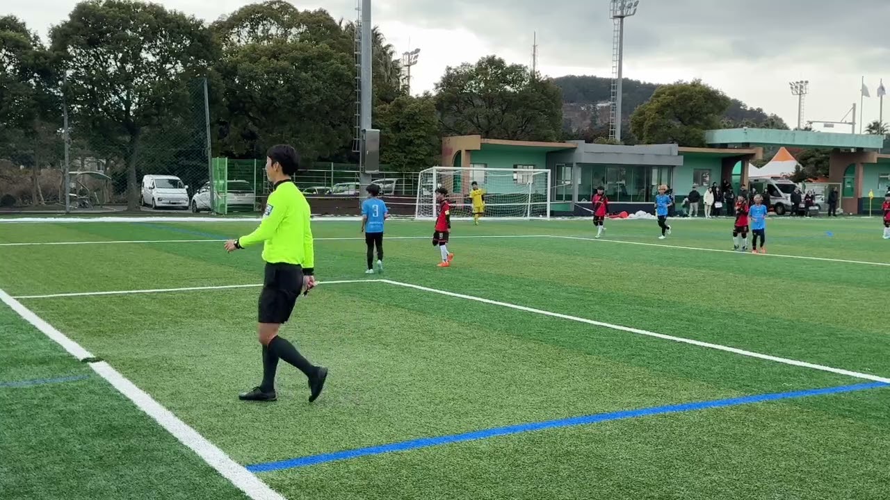 26.02.09 서귀포 칠십리 춘계 유소년 축구페스티벌 U-12 스포트랙스 VS 구룡초 전반전