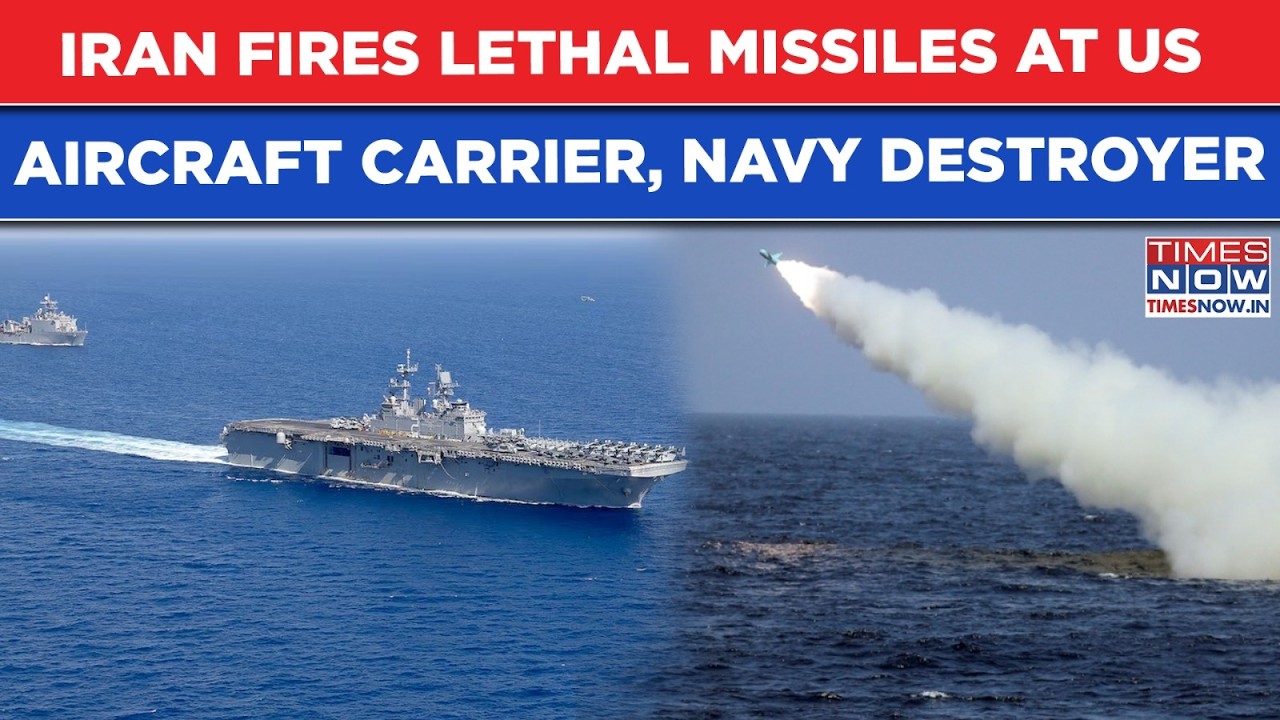 Iran Fires Lethal Missiles At US Aircraft Carrier, Navy Destroyer Even Amid CENTCOM's Hormuz Action