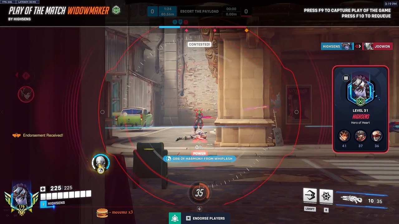 POTG! CLICK HEADS AS WIDOWMAKER! DAFRAN WIDOWMAKER SEASON 18 GAMEPLAY