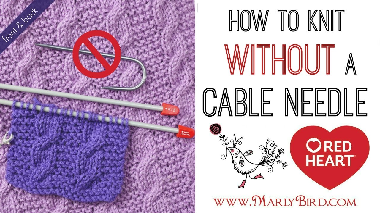 Beginner Basics Knitting: How to Cable Without A Cable Needle